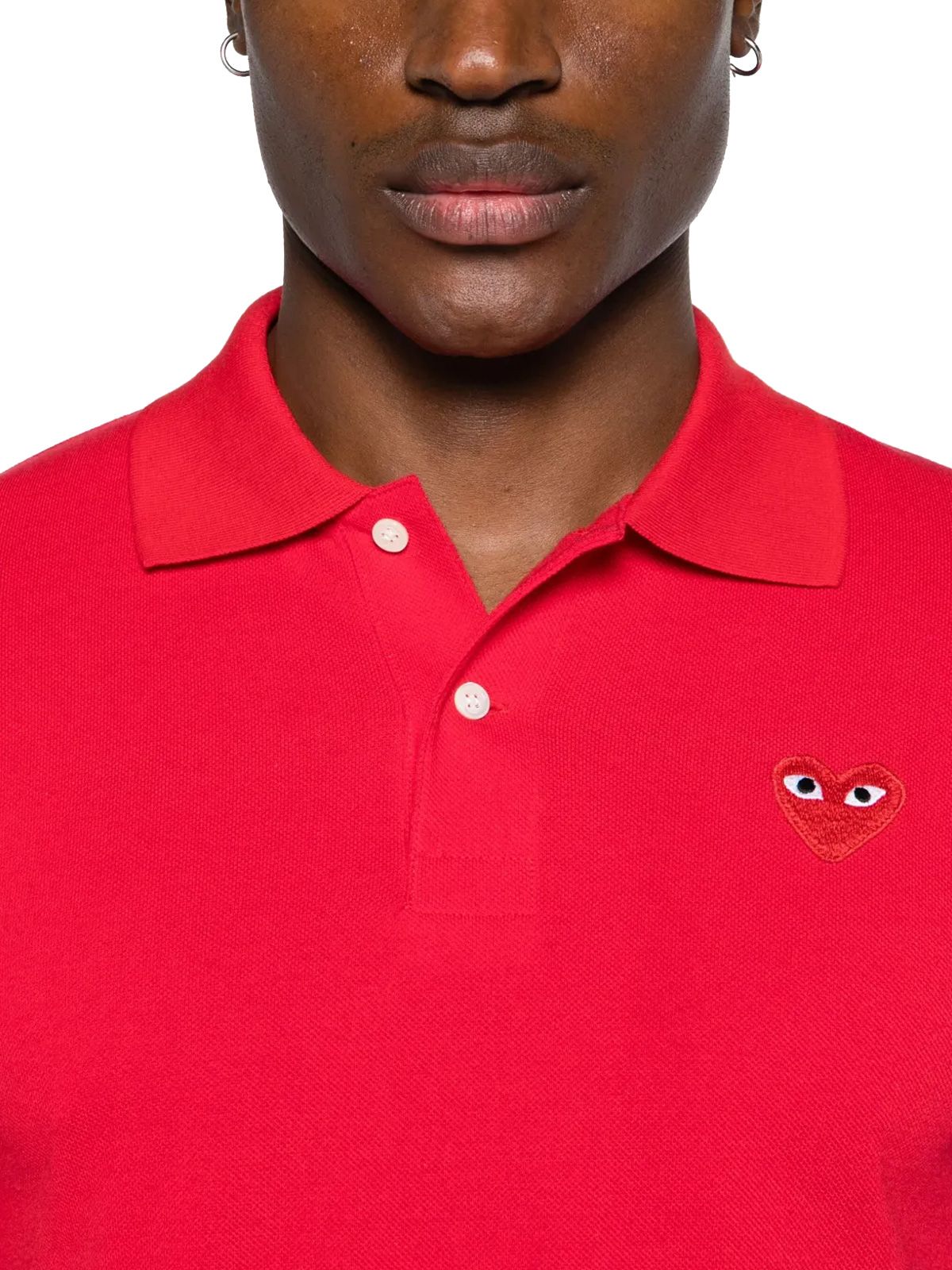polo red Comme des garcons play